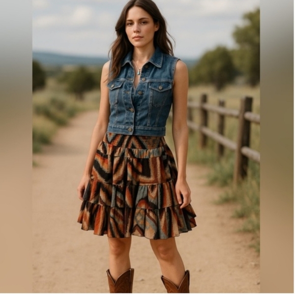 Lauren Ralph Lauren Dresses & Skirts - NWOT LAUREN RALPH LAUREN Southwest Print Miniskirt
